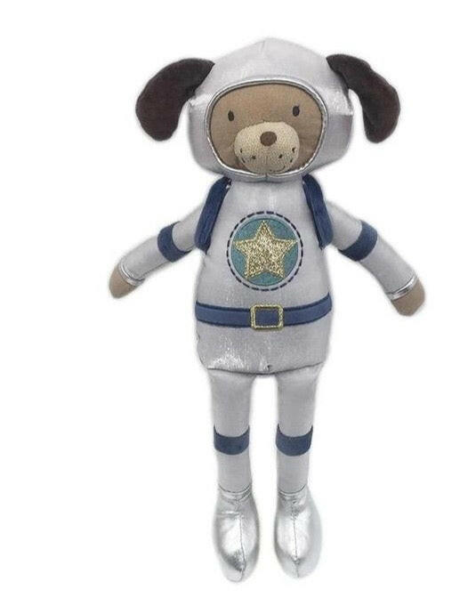 Archie Astro Dog Doll Silver Stuffies Mon Ami
