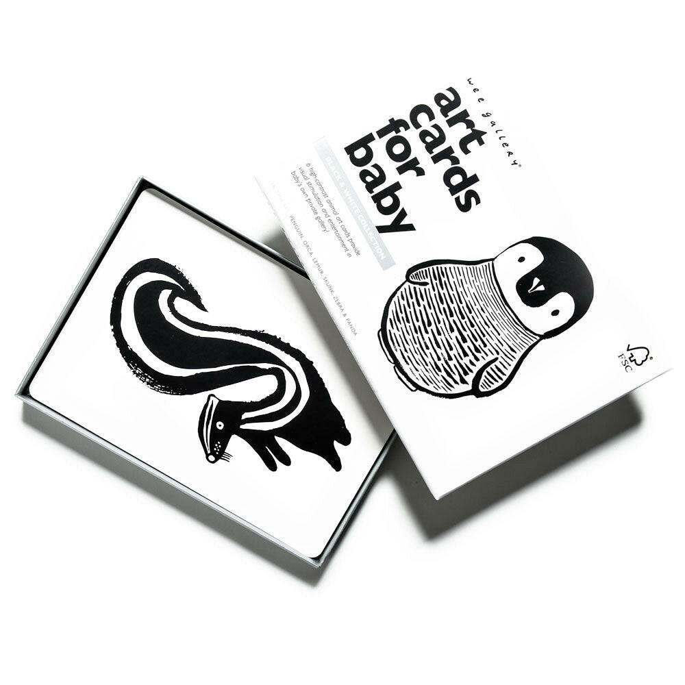 Art Cards for Baby - Black and White Collection Art Cards Wee Gallery