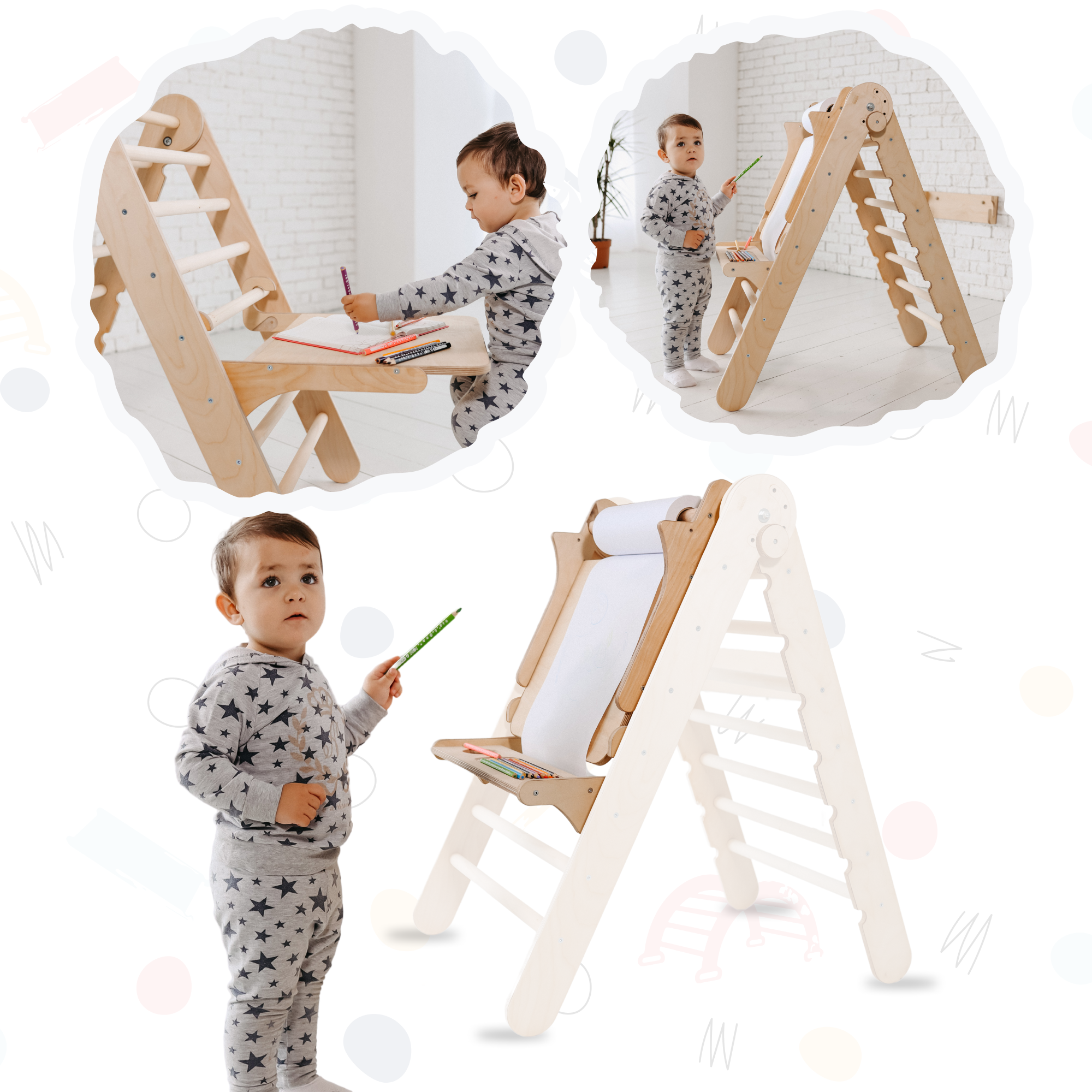 Art Addition to the Triangle Ladder Ladder Accessories Goodevas