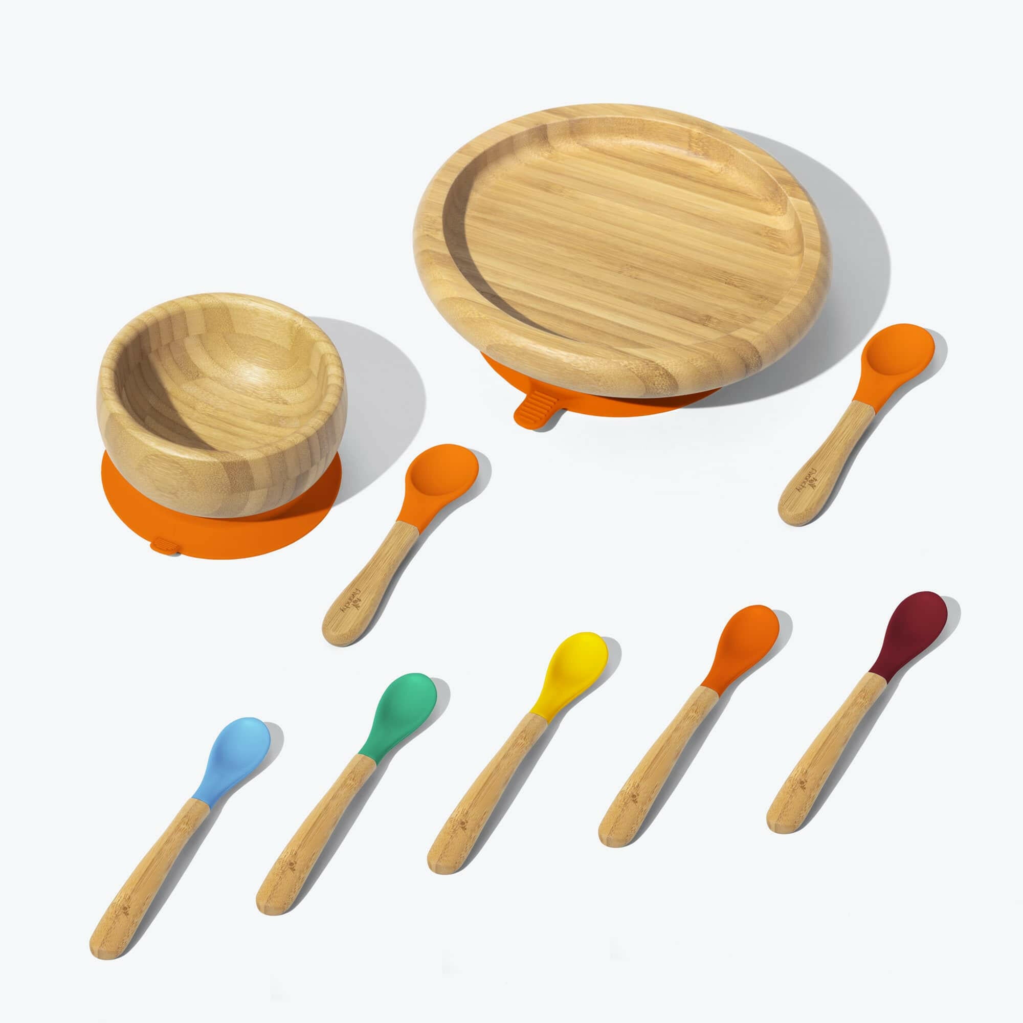 Avanchy Classic Rainbow Collections Toddler Feeding Avanchy Sustainable Baby Dishware