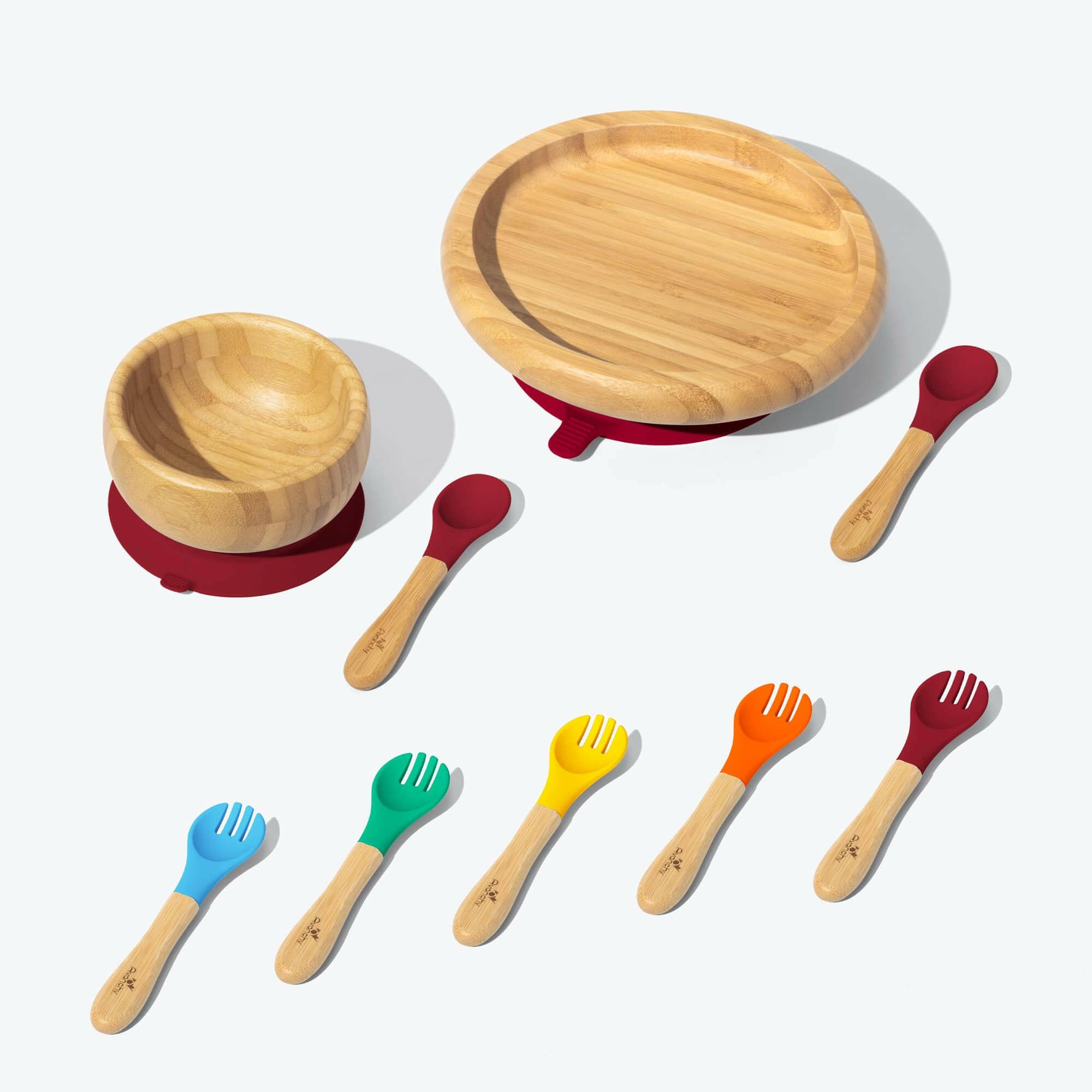 Avanchy Classic Rainbow Collections Toddler Feeding Avanchy Sustainable Baby Dishware