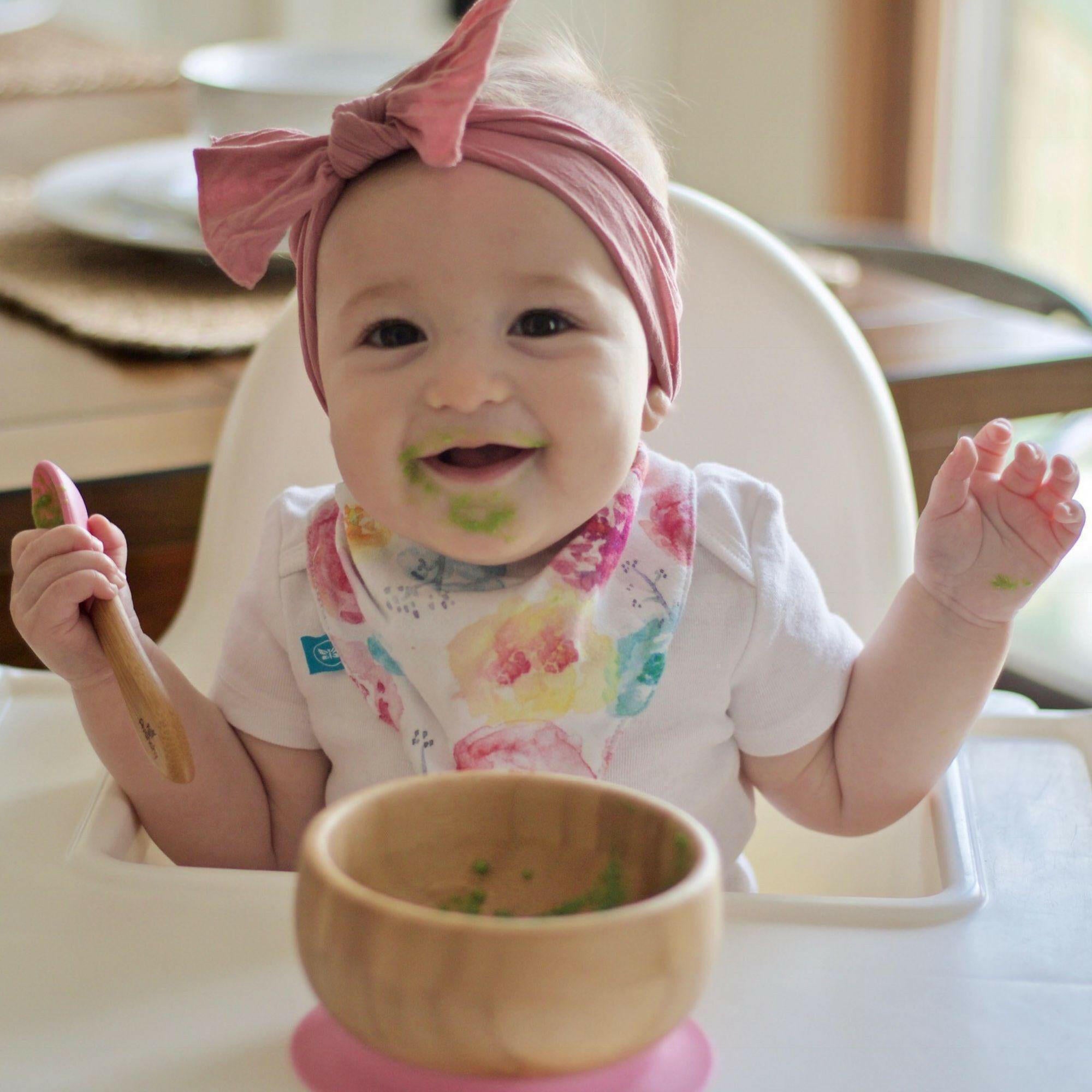 Avanchy Single Bamboo Baby Spoons (Older Babies) Baby Feeding Avanchy Sustainable Baby Dishware