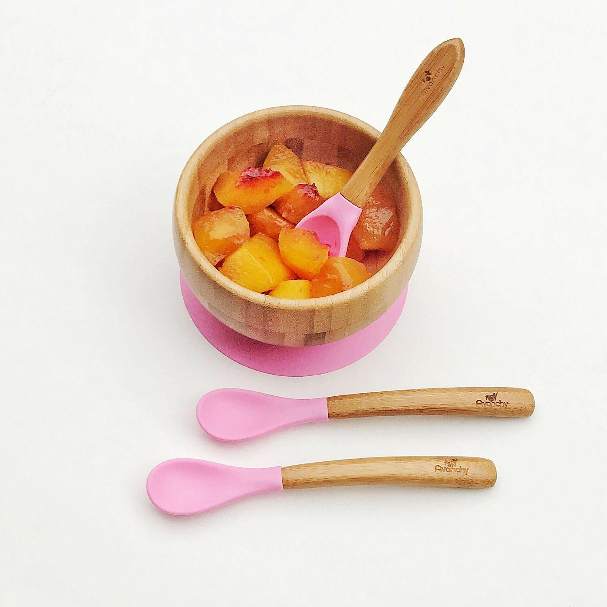 Avanchy Single Bamboo Infant Spoon (Younger Babies) Toddler Feeding Avanchy Sustainable Baby Dishware