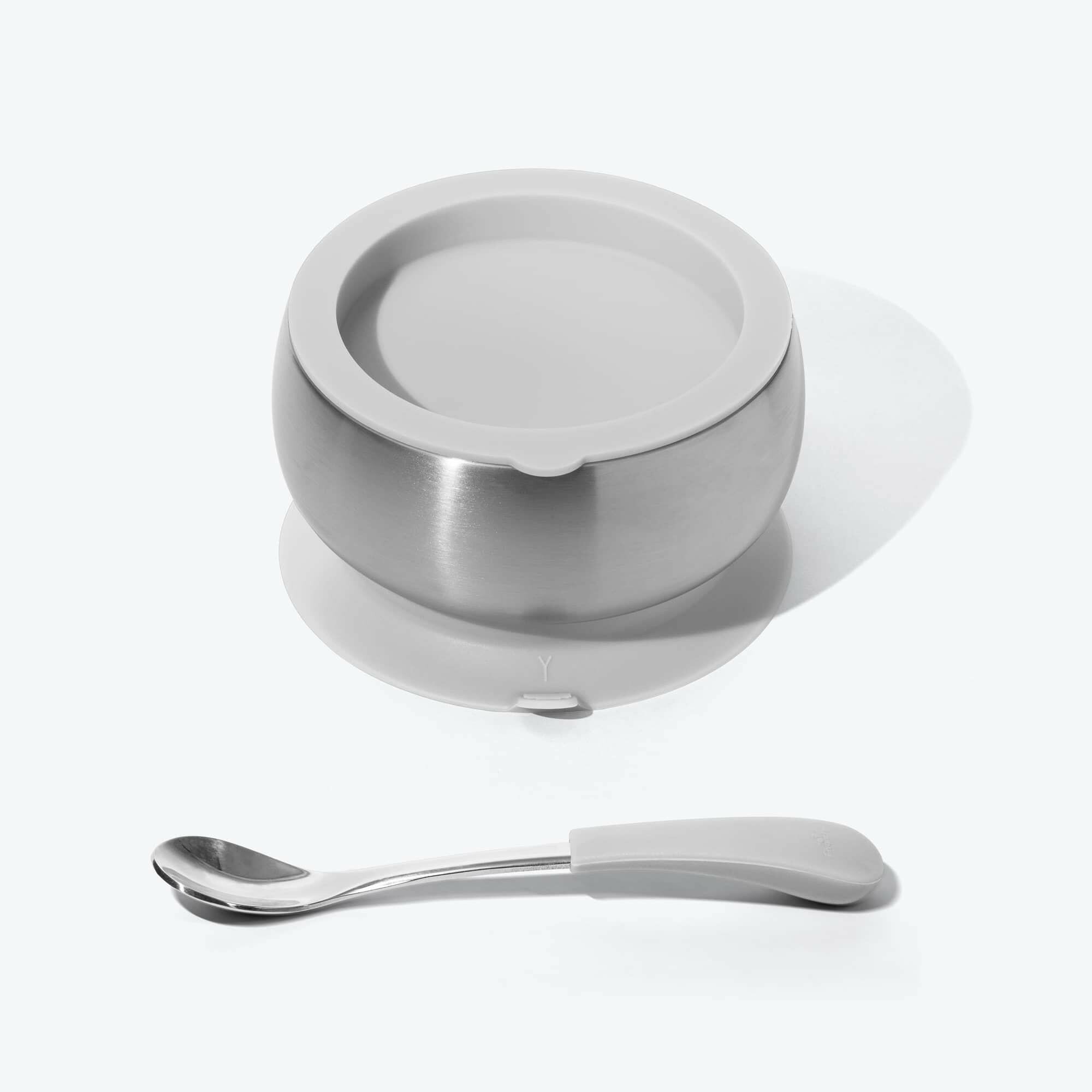 Avanchy Stainless Steel Baby Bowl with Spoon Combo + Air Tight Lid Baby Feeding Avanchy Sustainable Baby Dishware