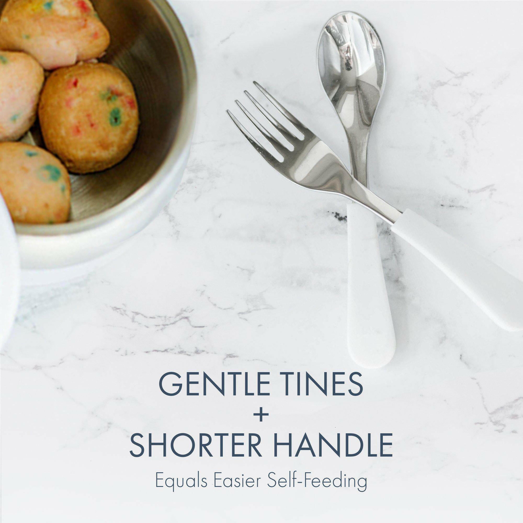 Avanchy Stainless Steel Baby Fork Single Toddler Feeding Avanchy Sustainable Baby Dishware
