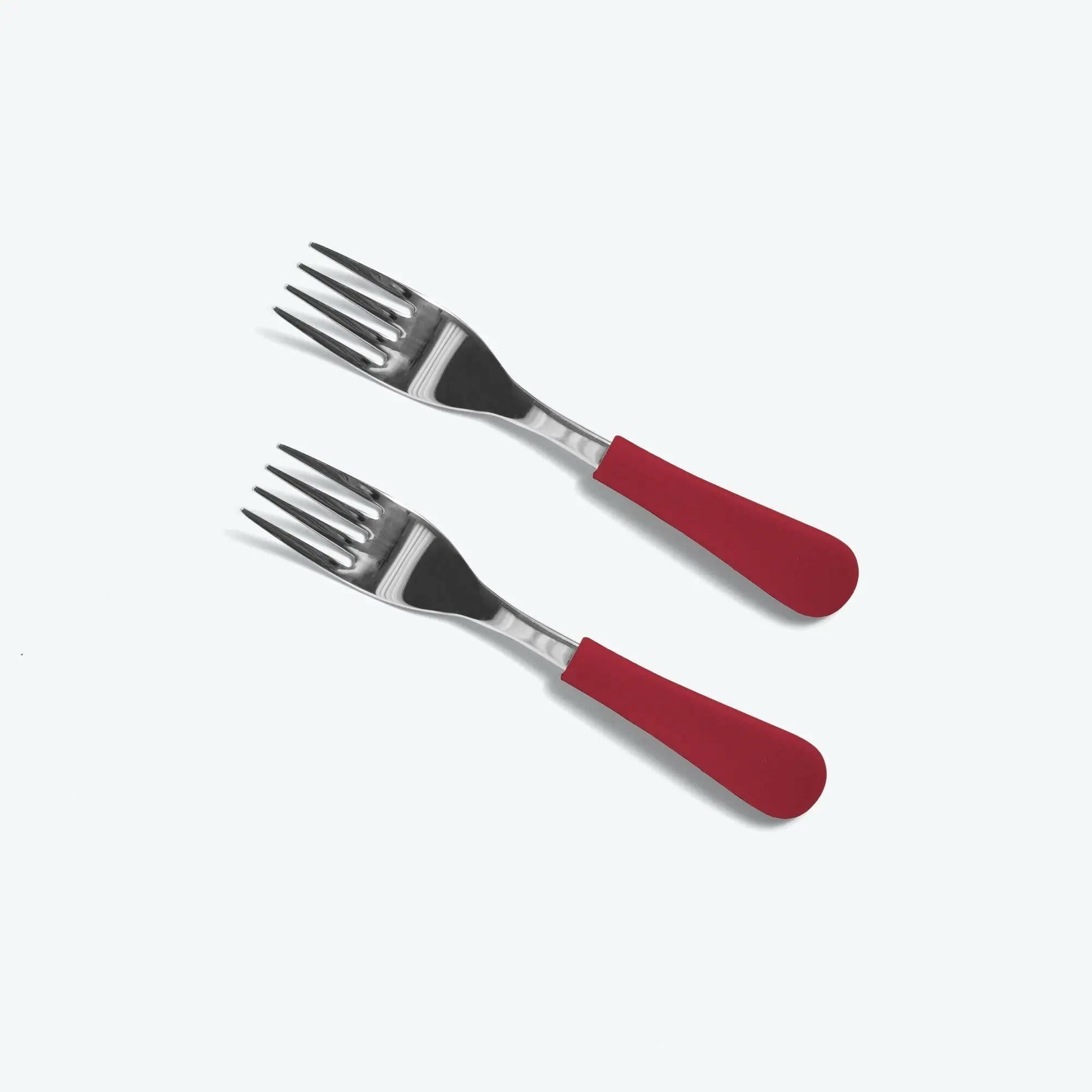 Avanchy Stainless Steel Baby Forks, 2 Pack Toddler Feeding Avanchy Sustainable Baby Dishware