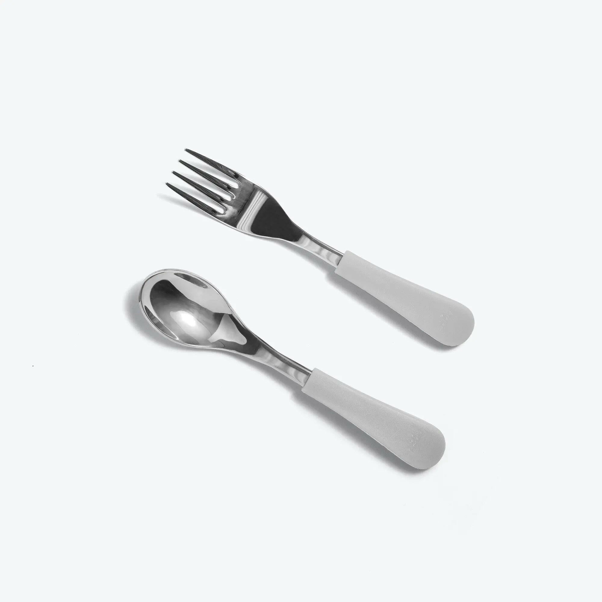 Avanchy Stainless Steel Baby Forks, 2 Pack Toddler Feeding Avanchy Sustainable Baby Dishware