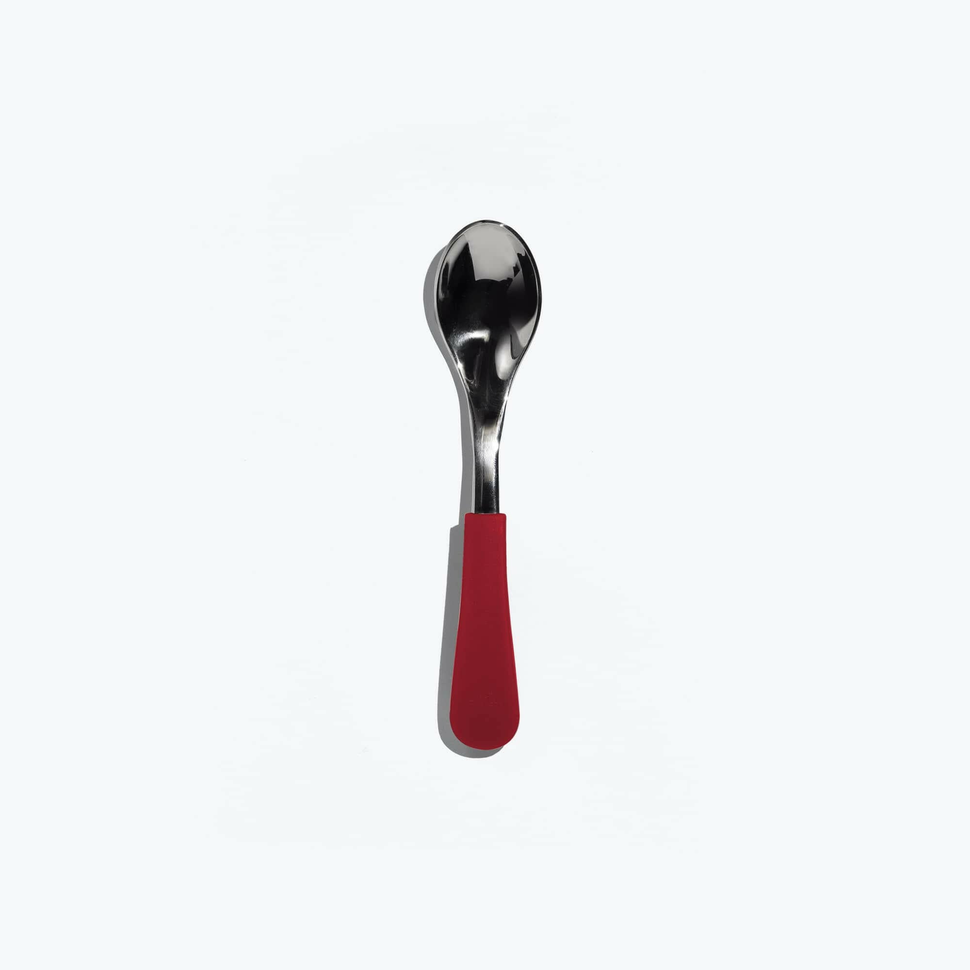 Avanchy Stainless Steel Baby Spoon Single (Older Babies) Baby Feeding Avanchy Sustainable Baby Dishware Magenta