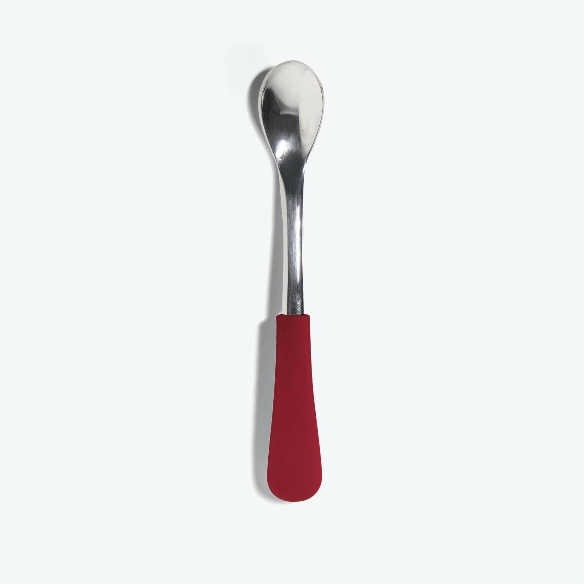 Avanchy Stainless Steel Infant Spoon Single (Younger Babies) Baby Feeding Avanchy Sustainable Baby Dishware Magenta
