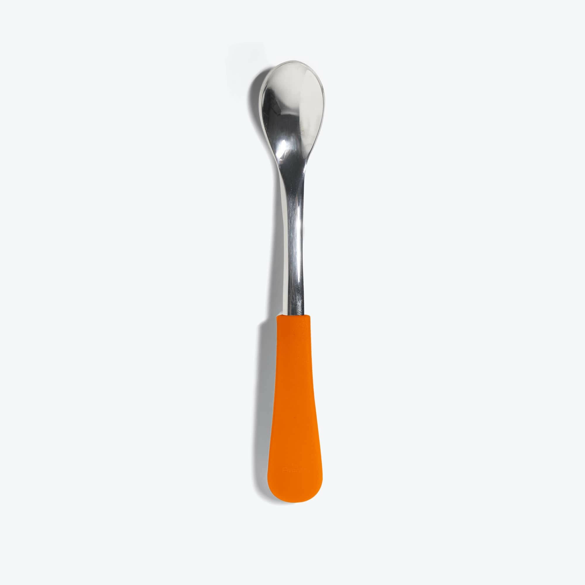 Avanchy Stainless Steel Infant Spoon Single (Younger Babies) Baby Feeding Avanchy Sustainable Baby Dishware Orange