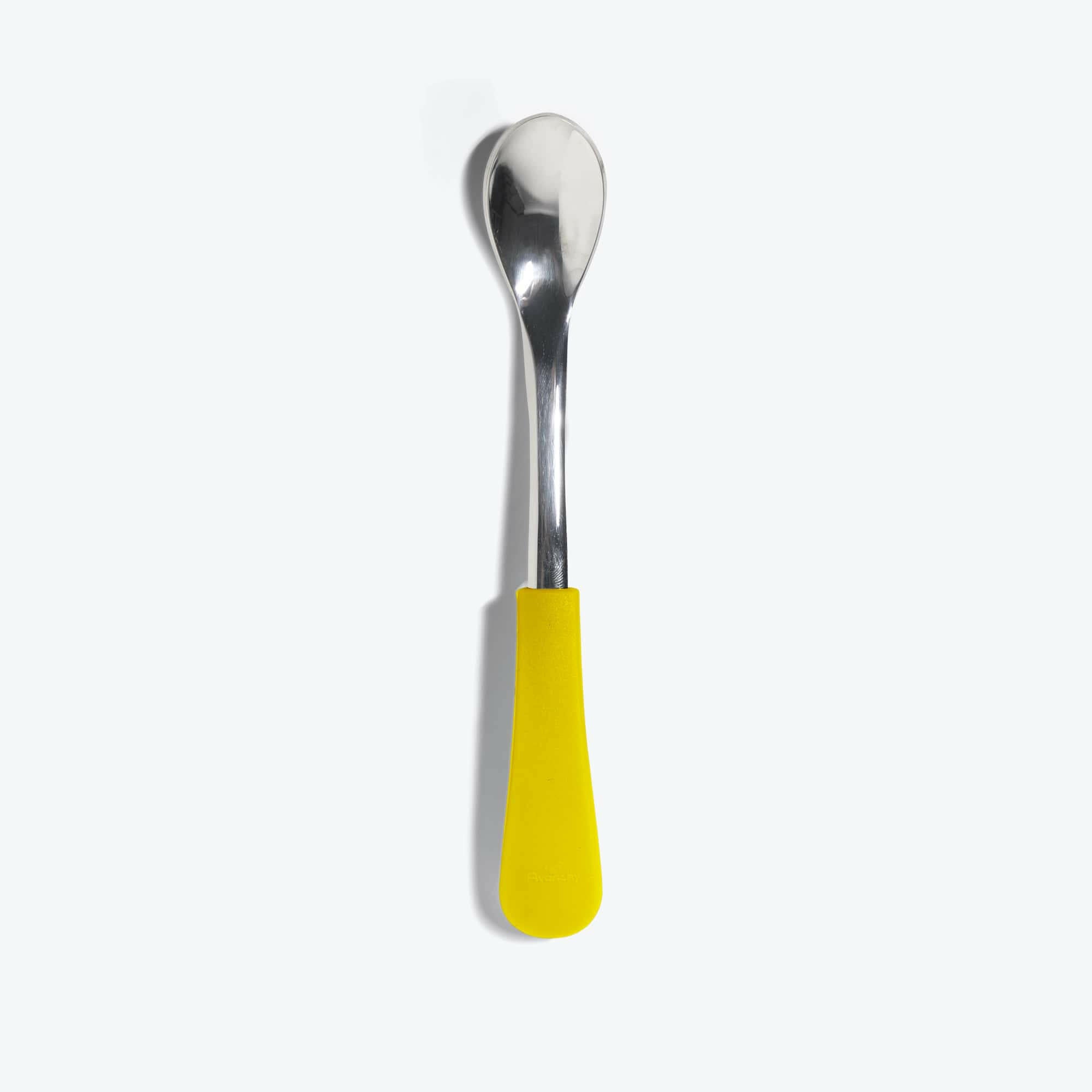 Avanchy Stainless Steel Infant Spoon Single (Younger Babies) Baby Feeding Avanchy Sustainable Baby Dishware Yellow