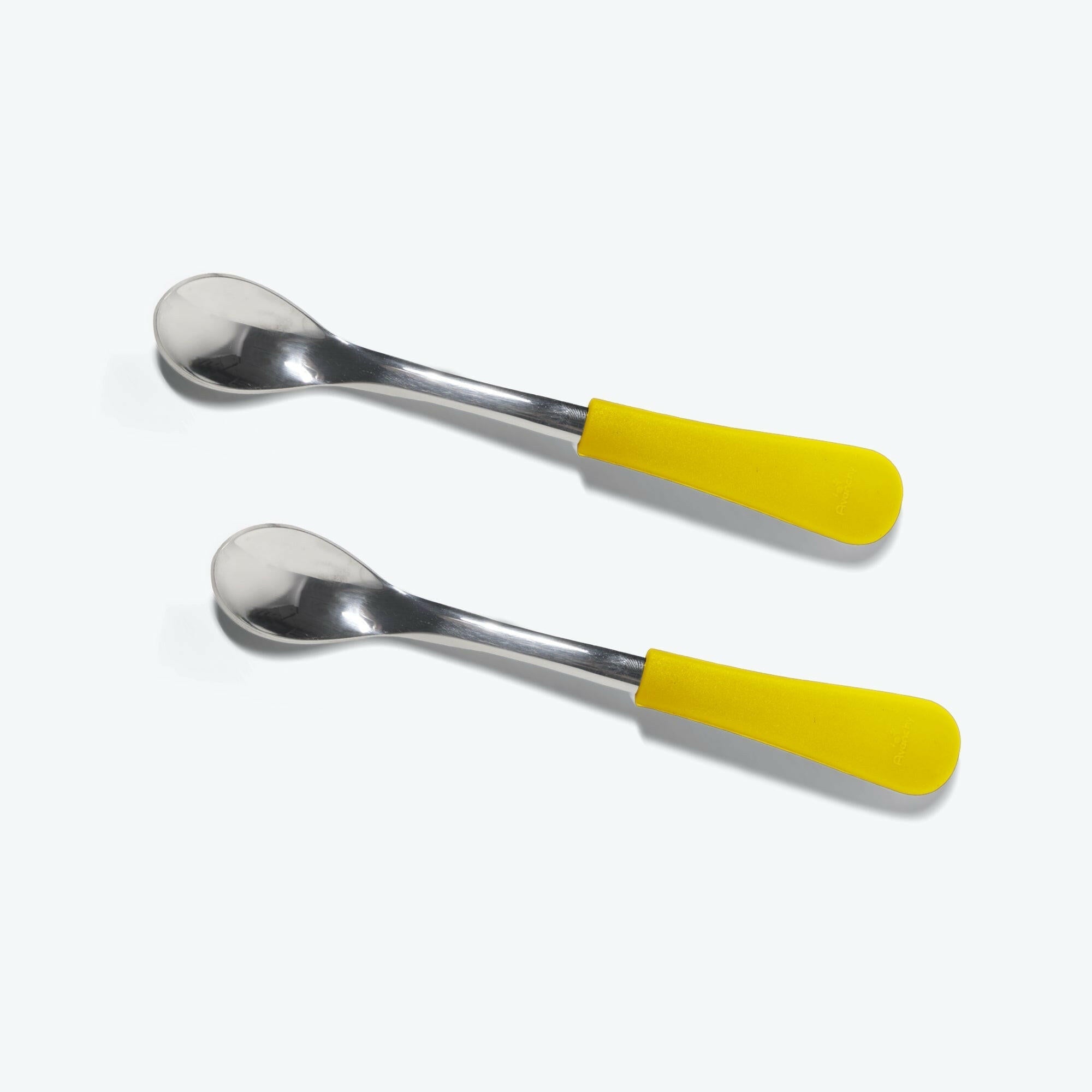 Avanchy Stainless Steel Infant Spoons 2 Pack. (Younger Babies) Baby Feeding Avanchy Sustainable Baby Dishware