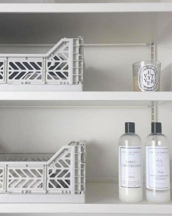 Folding Crate - Light Grey Toy Storage Aykasa