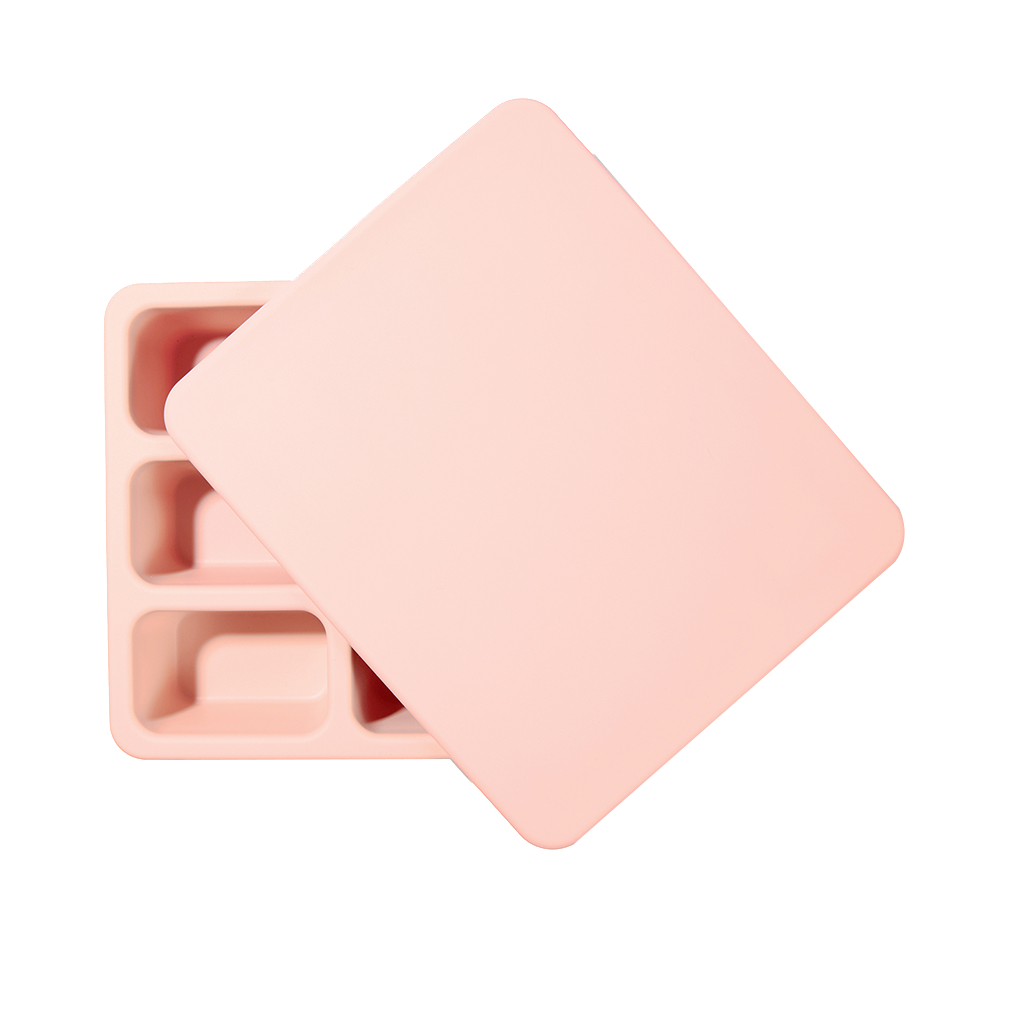 Silicone Bento Box Solid Ripe Peach Austin Baby Collection