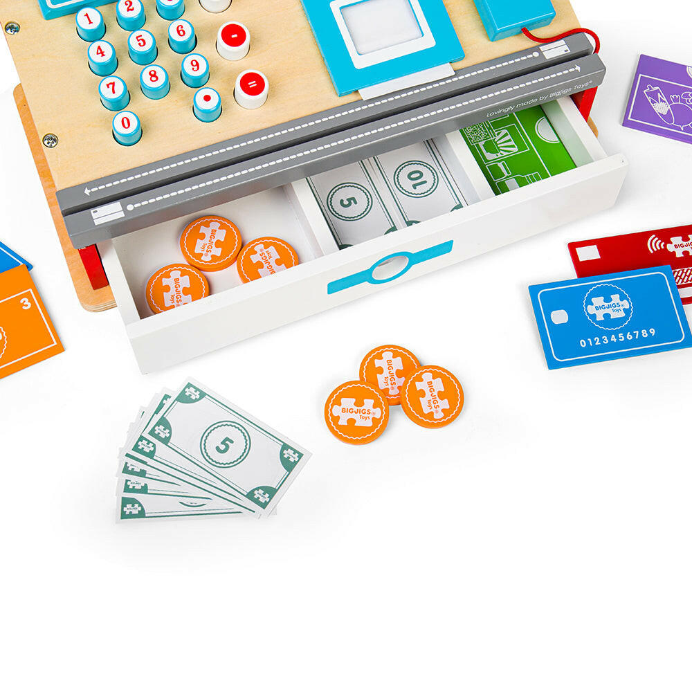 Shop Till with Scanner by Bigjigs Toys US  Bigjigs Toys US