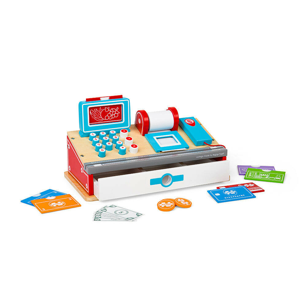 Shop Till with Scanner by Bigjigs Toys US  Bigjigs Toys US
