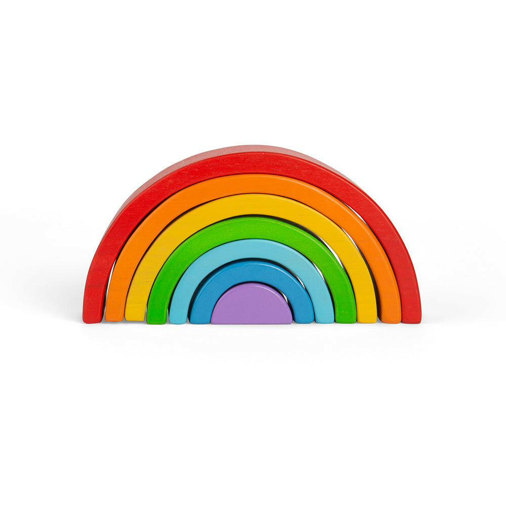Wooden Stacking Rainbow - Small by Bigjigs Toys US Bigjigs Toys US