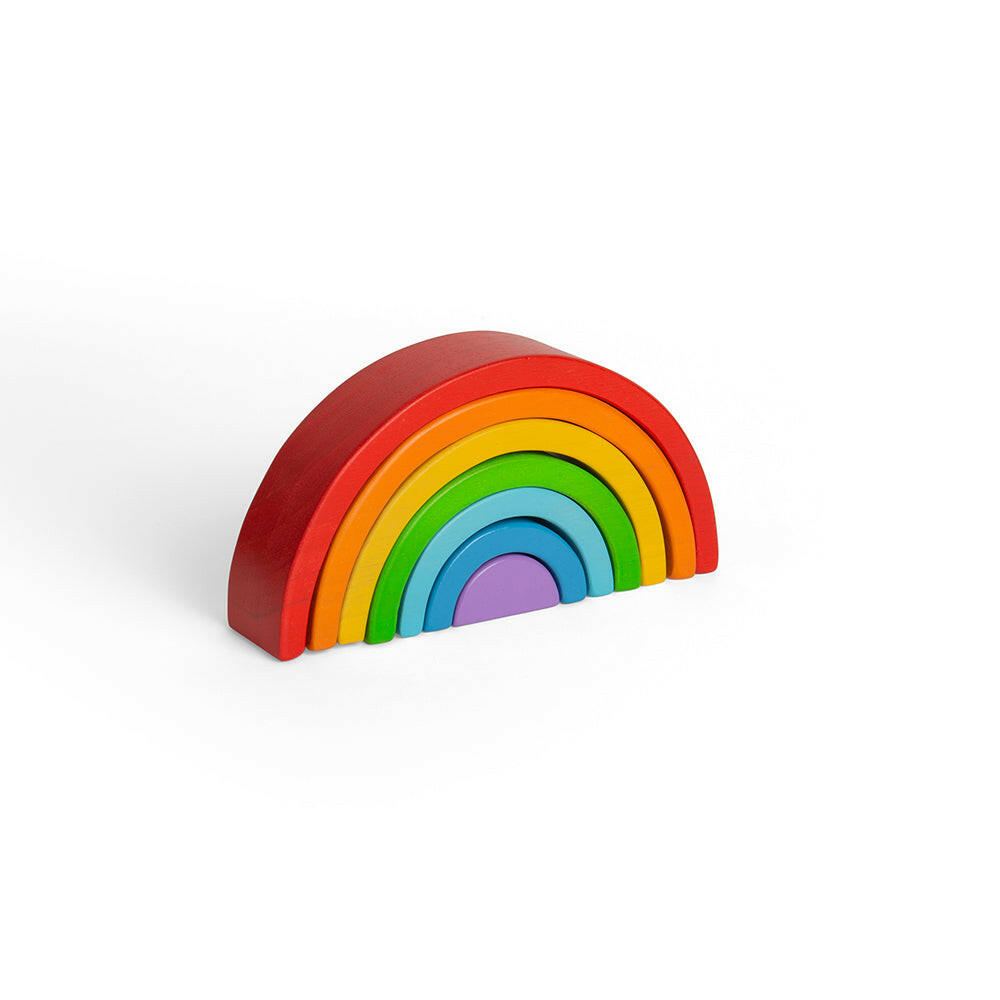 Wooden Stacking Rainbow - Small by Bigjigs Toys US Bigjigs Toys US