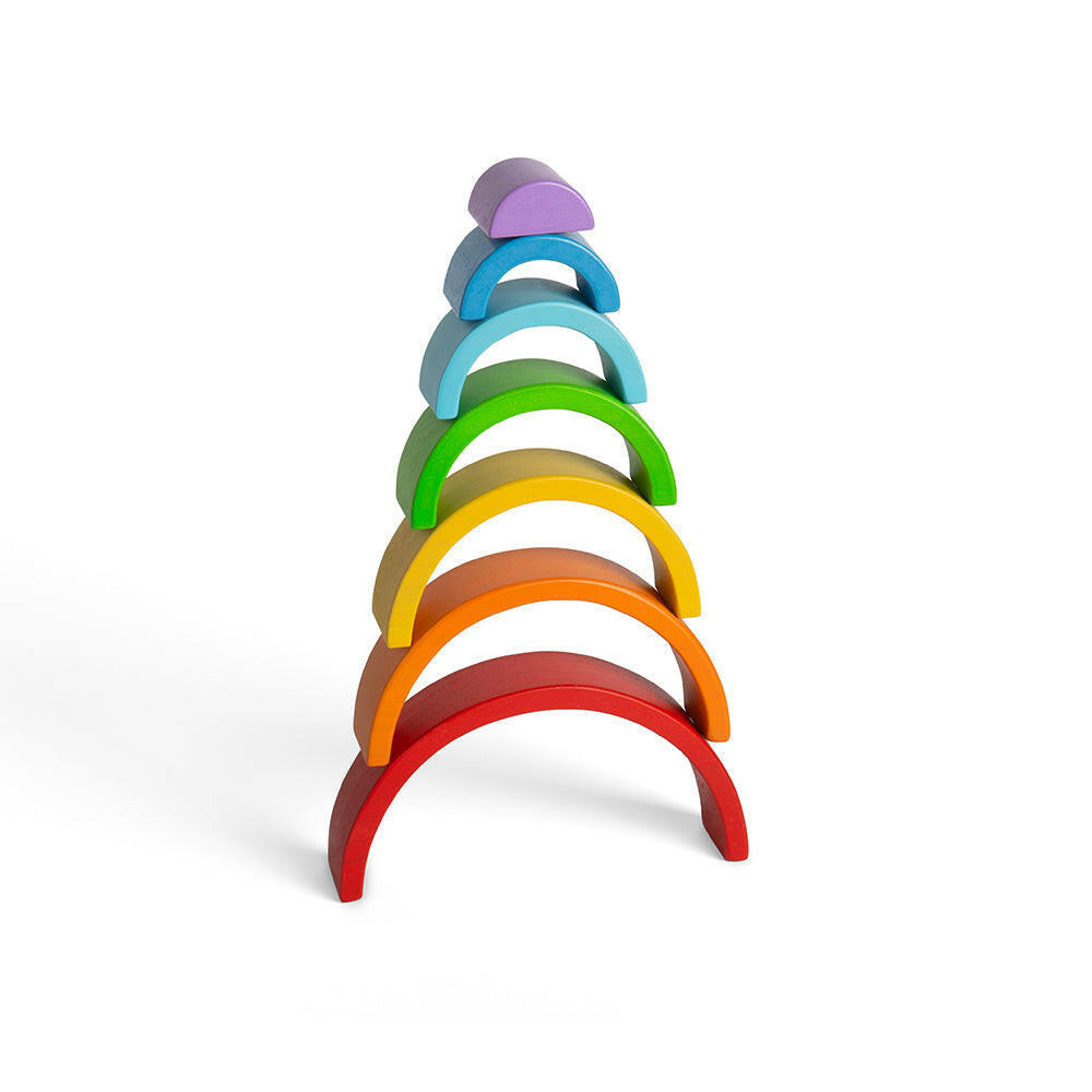 Wooden Stacking Rainbow - Small by Bigjigs Toys US Bigjigs Toys US