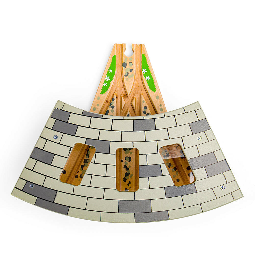 Triple Engine Shed by Bigjigs Toys US  Bigjigs Toys US