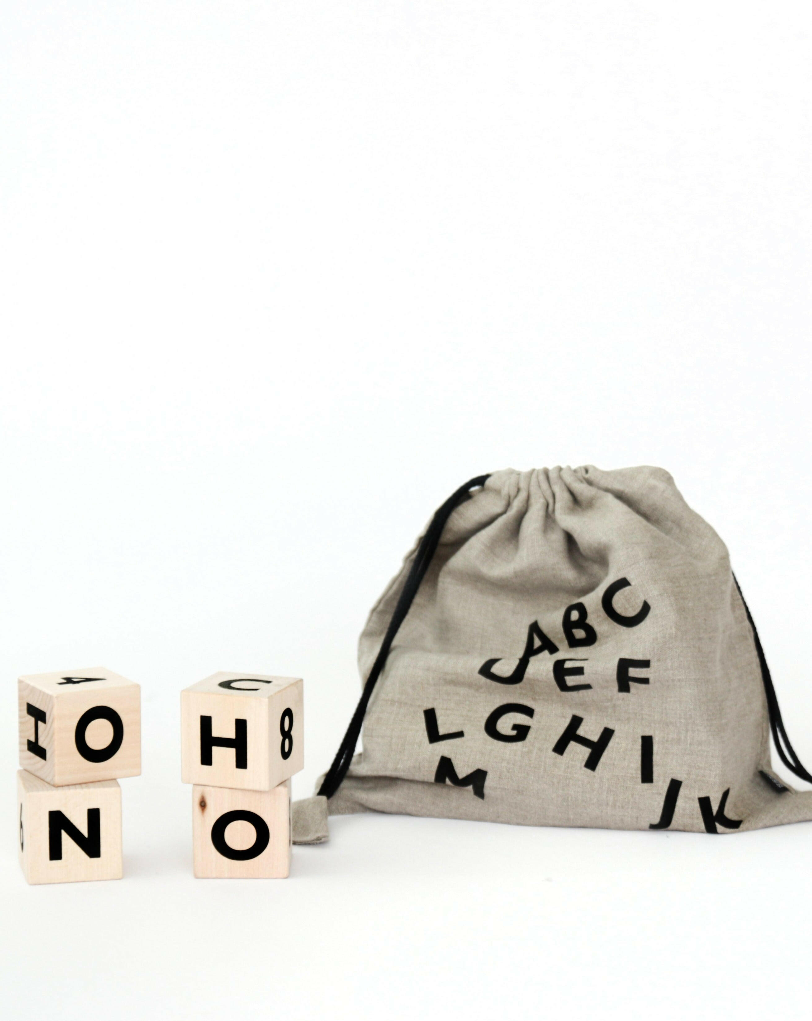 Alphabet Blocks in Various Colors Blocks Ooh Noo