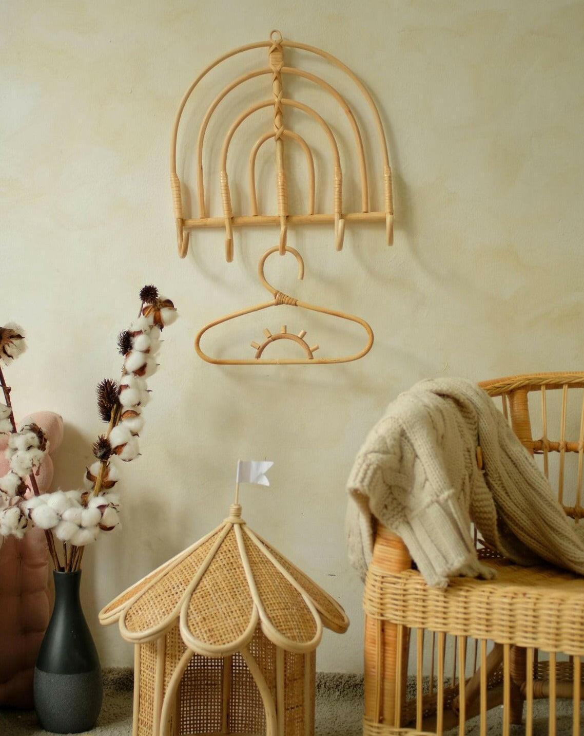 BABO MARLON - Rainbow Wallhook Nursery Decor Kleine Tijntje