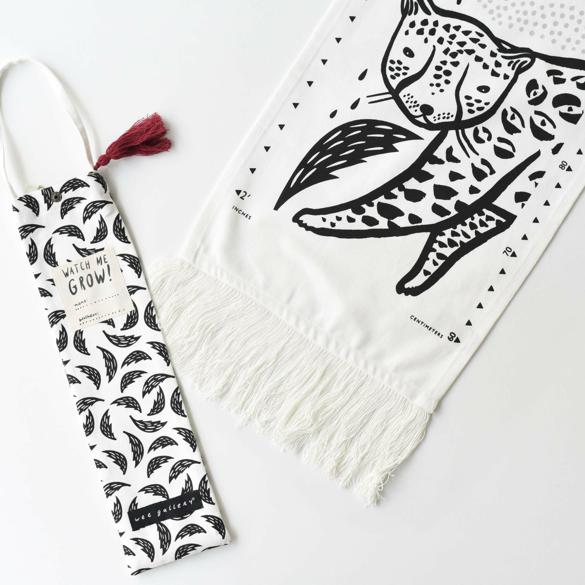 Canvas Growth Chart - Rainforest Decor Wee Gallery