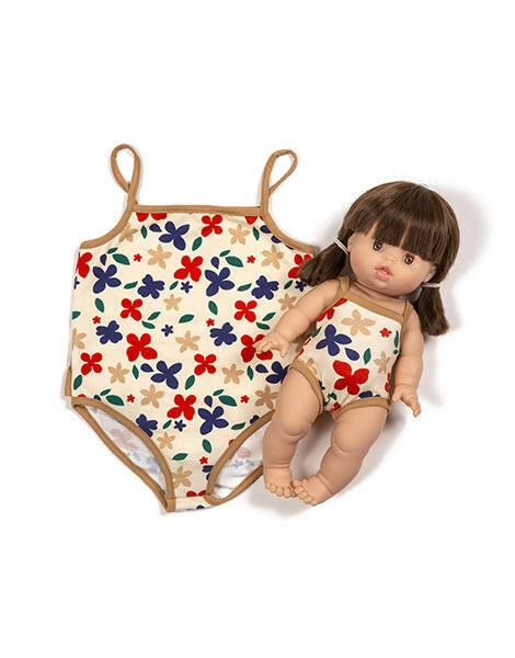 Minikane Doll & Me - Bahia Swimsuit in Mona jersey Doll Clothing Minikane