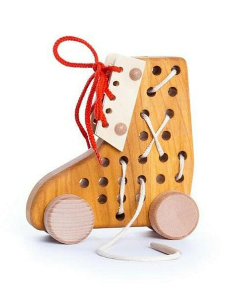 BAJO Lacing Shoe Wooden Toys Bajo
