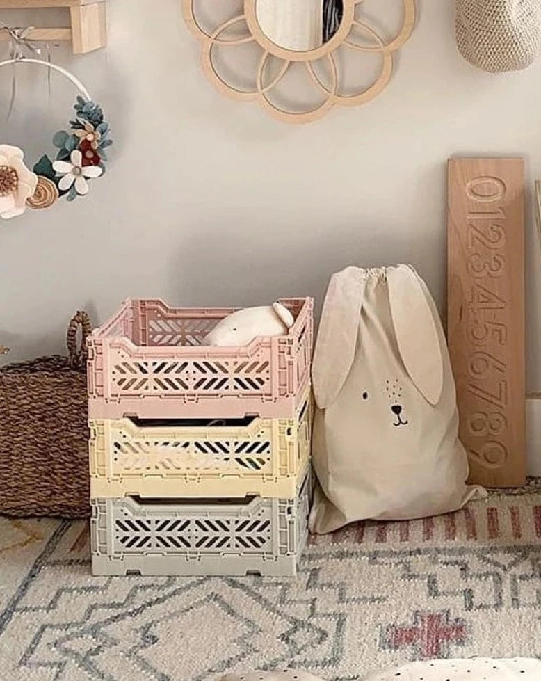 Folding Crate - Banana Toy Storage Aykasa