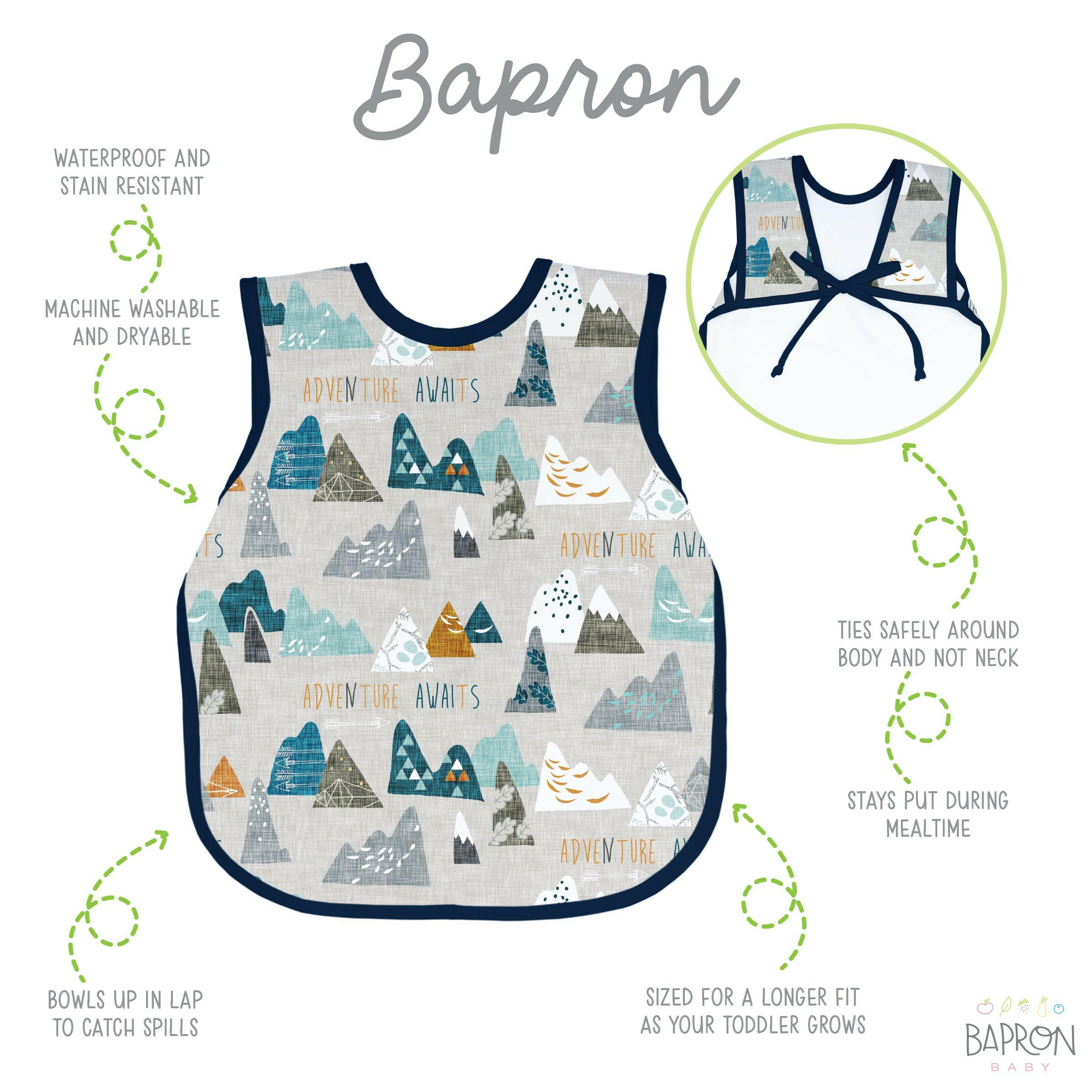 Adventure Awaits Bapron  BapronBaby