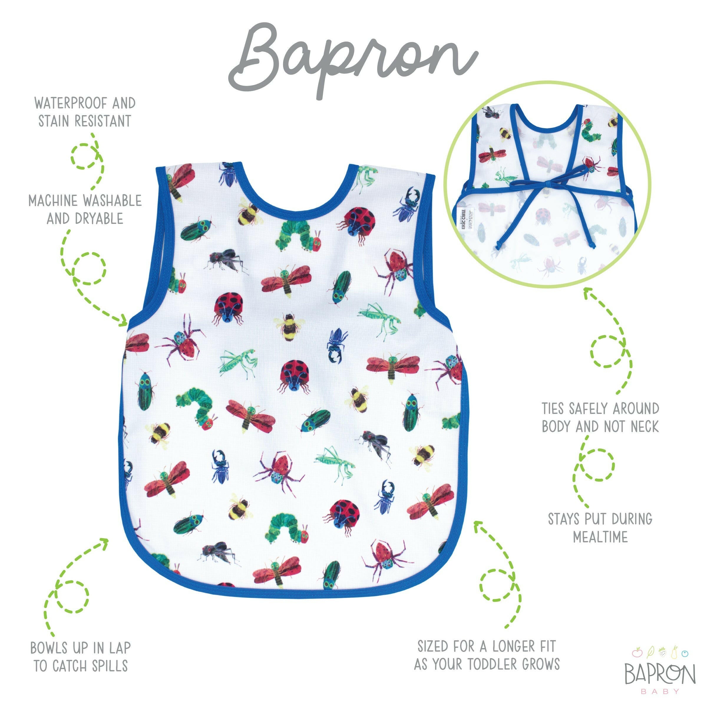 Bug World Bapron - from the World Of Eric Carle BapronBaby