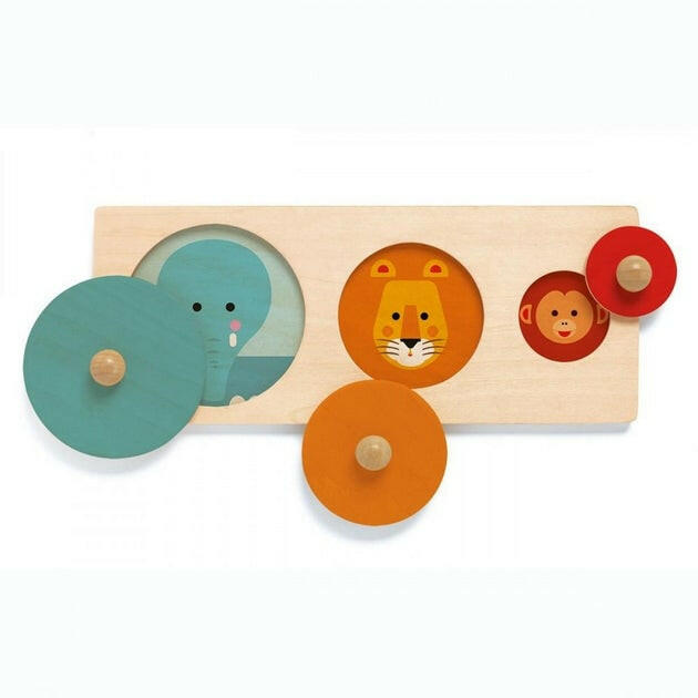 Biga Basic Wooden Puzzle Wooden Puzzle Djeco