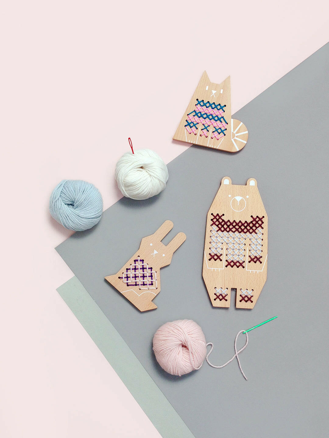 Cross Stitch Friends - Bear Children's Toy Moon Picnic