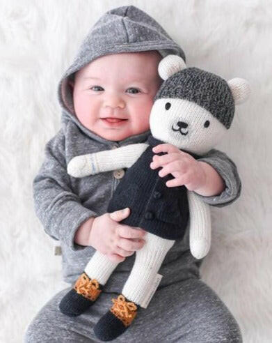 Hudson the Polar Bear Stuffies Cuddle + Kind