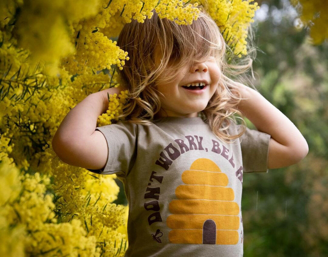Bee Happy Tee Clothing Rivet Apparel Co.