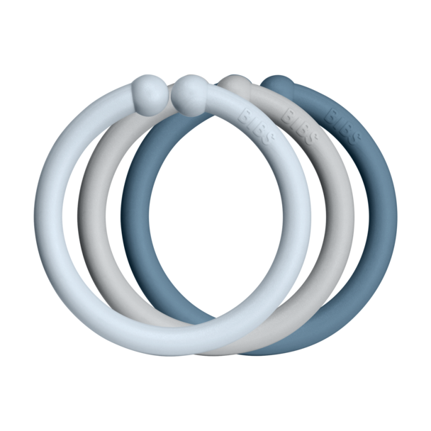 Bibs Loops 12 Pk - Baby Blue / Cloud / Petrol Baby Essentials BIBS