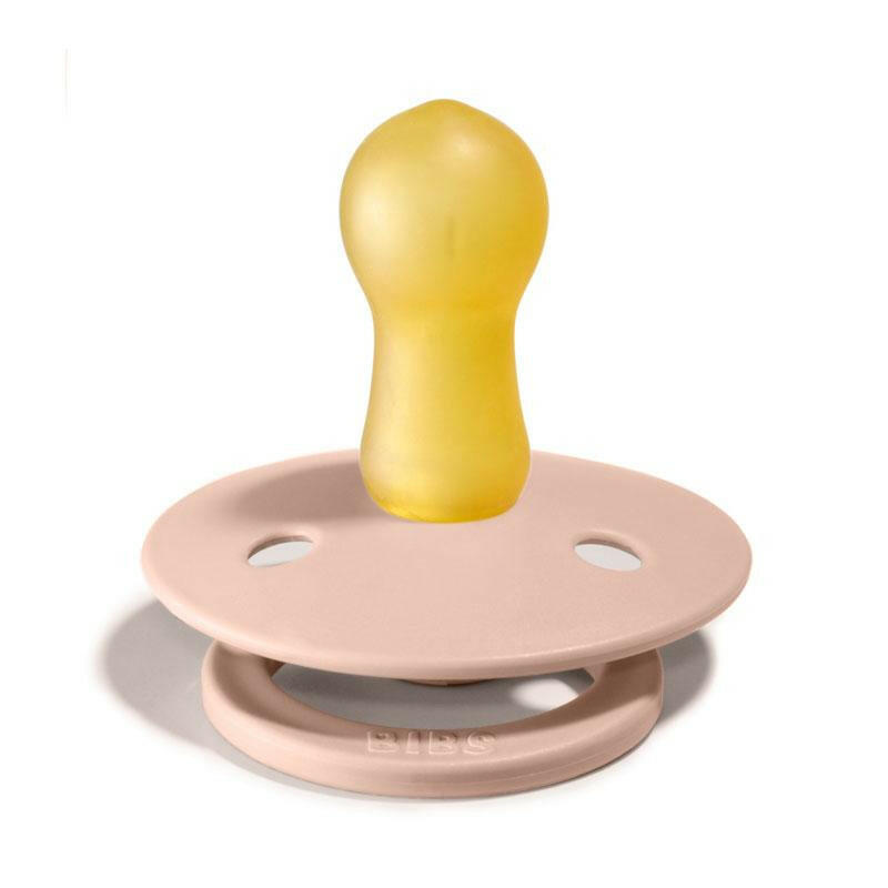 Bibs Pacifier 2 Pk - Blush Night/Ivory Pacifiers BIBS