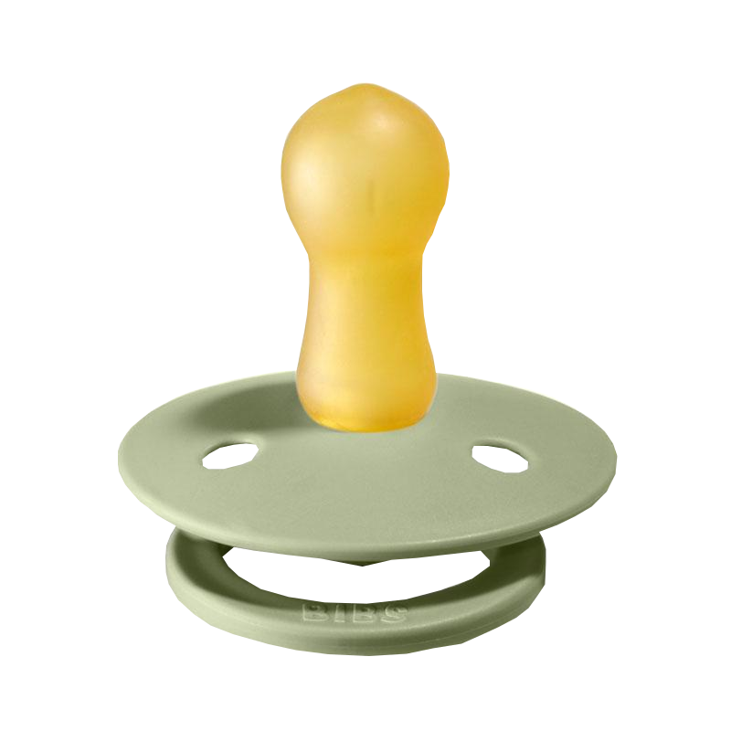 Bibs Pacifier 2 Pk - Sage/Ivory Pacifiers BIBS