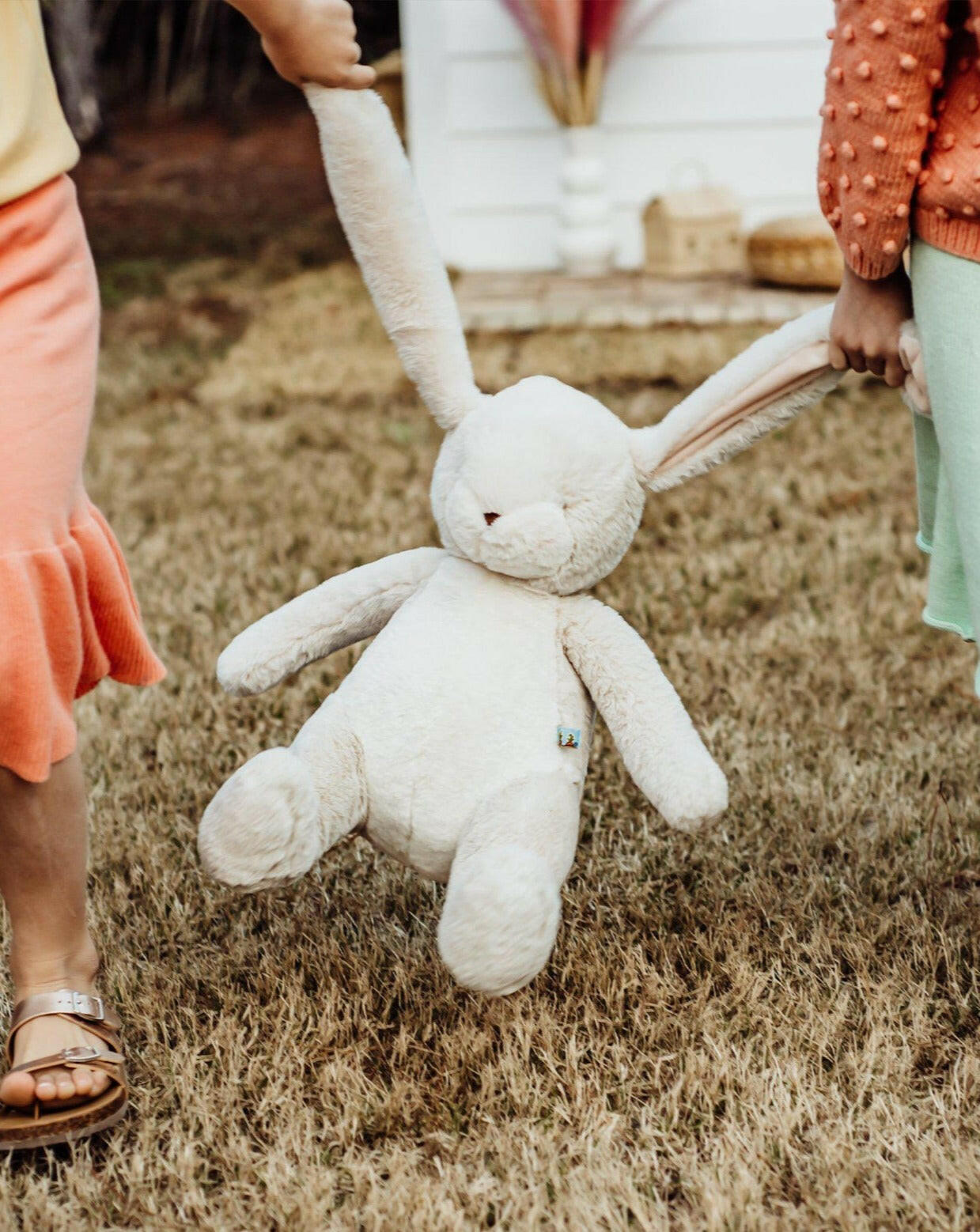 Big Nibble Cream Stuffies Bunnies by the Bay
