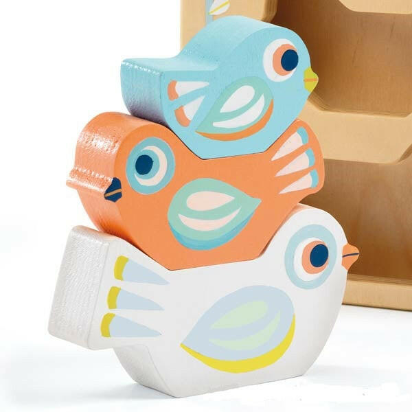 Baby Birdi Shape Sorter Wooden Puzzle Djeco