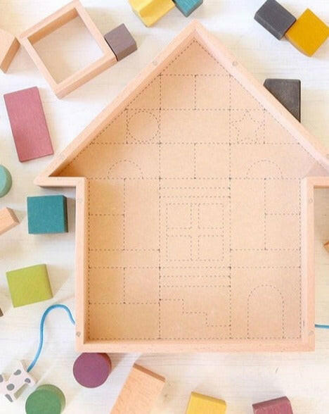 Tsumiki Building Block House Wooden Blocks kiko+ and gg*