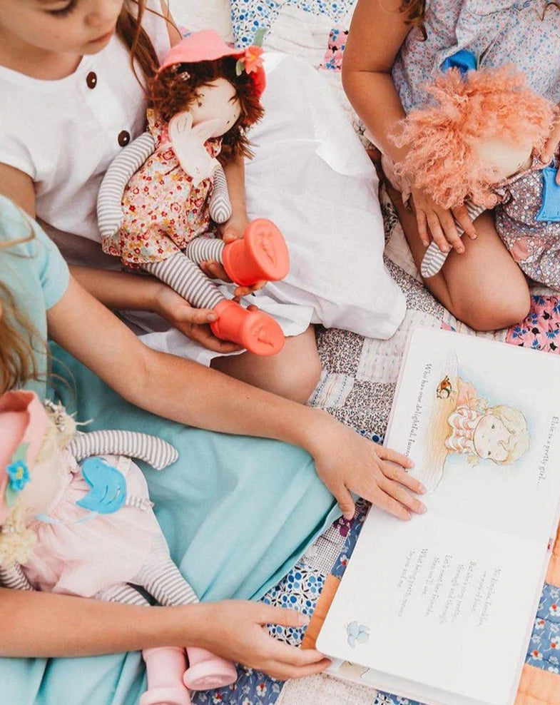 A Pretty Girl Board Book - Blonde Hair Children's Book Bunnies by the Bay