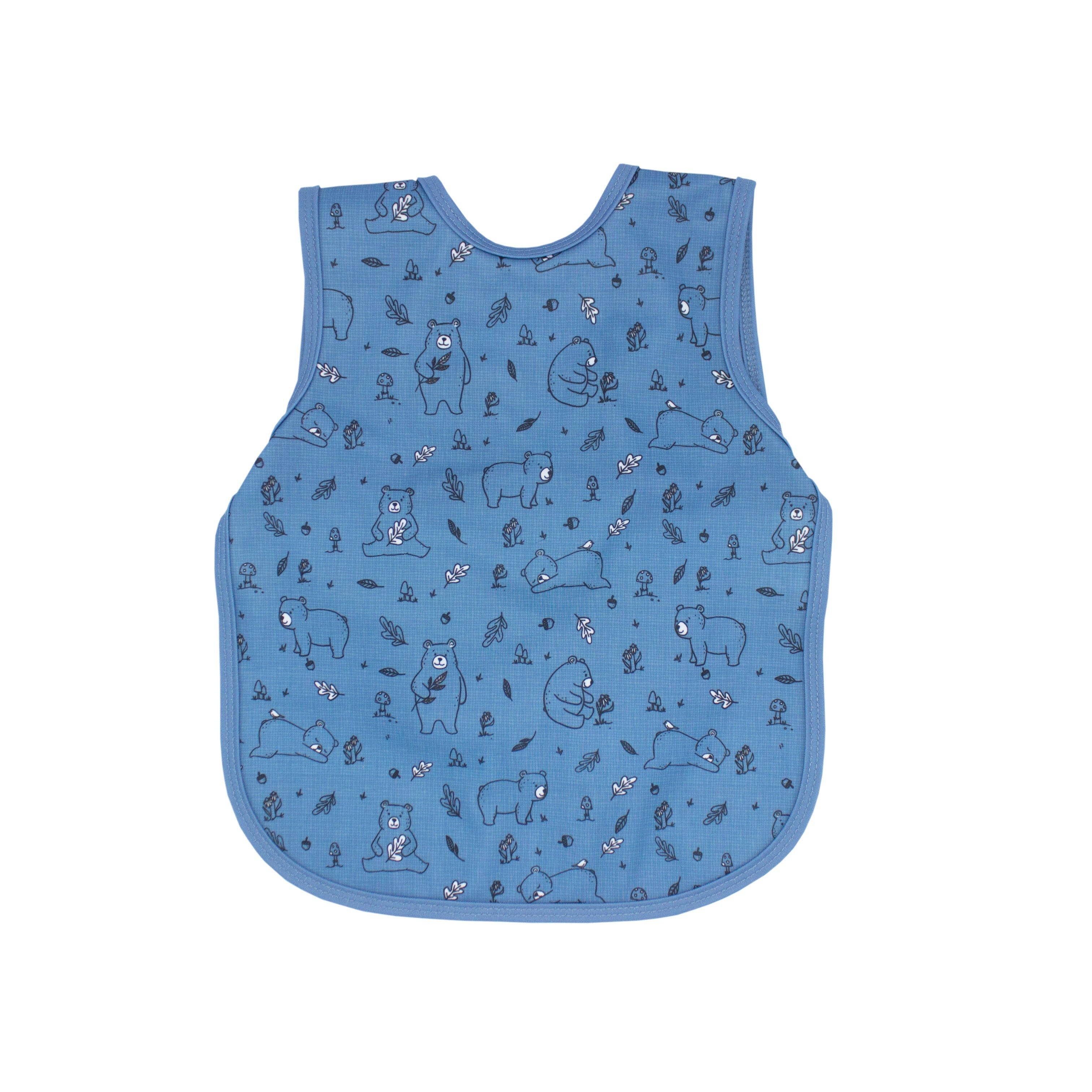 Bears In Blue Bapron  BapronBaby Toddler (6m-3T)