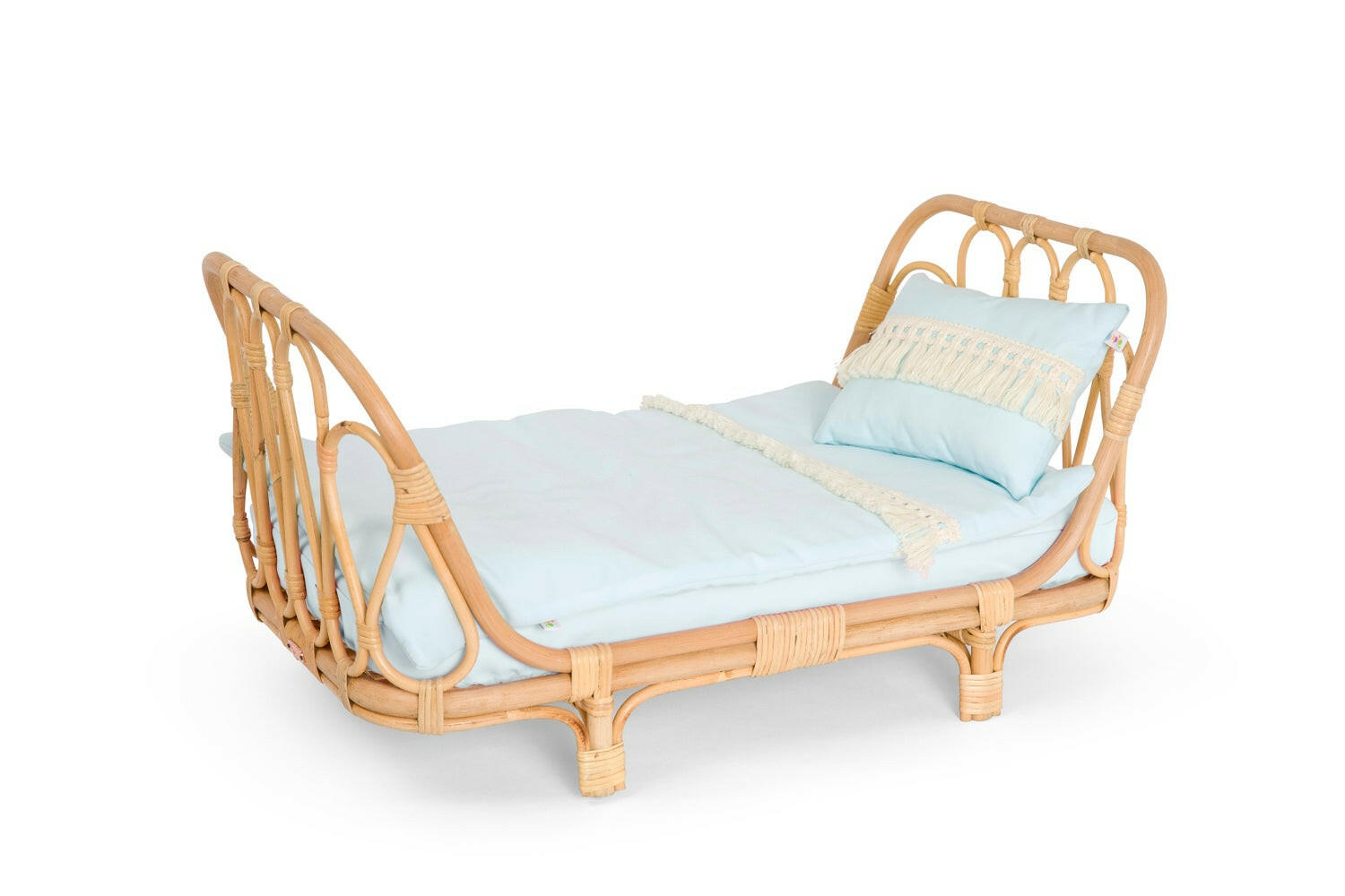 Duvet Covers Doll Bedding Poppie Blue / Fringe