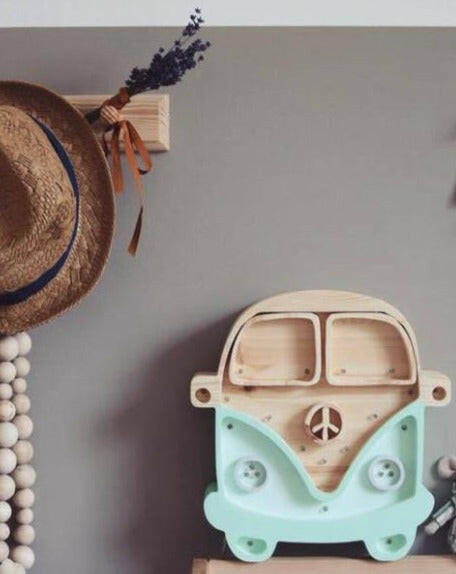 Camper Van Lamp - Wood Blue Lighting Little Lights