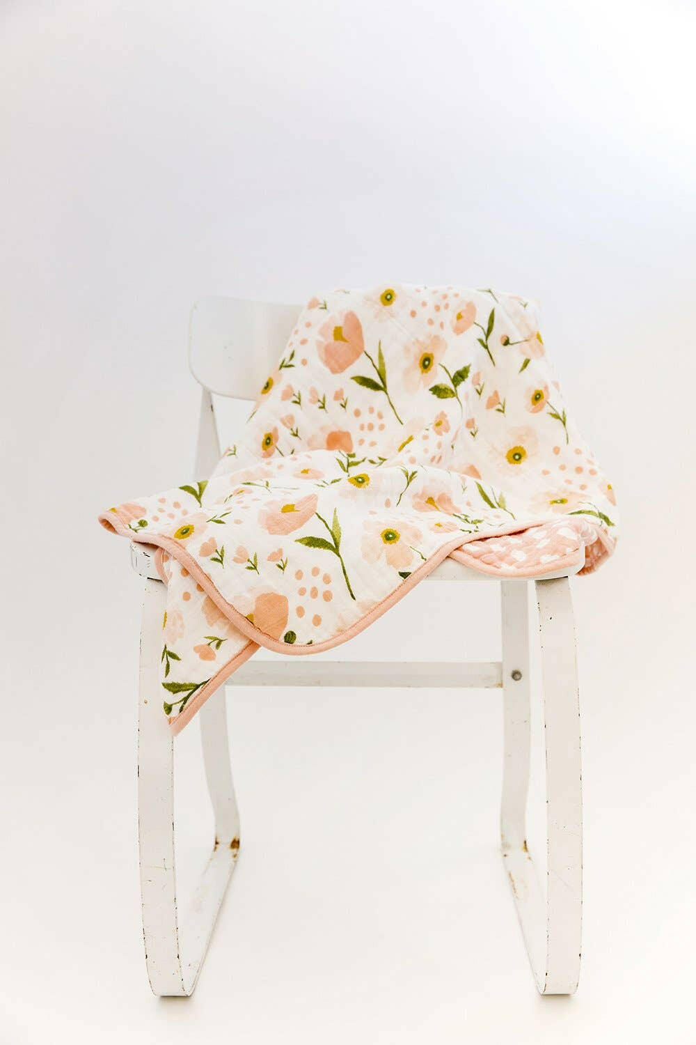 Blush Bloom Reversible Quilt Baby Essentials Clementine Kids