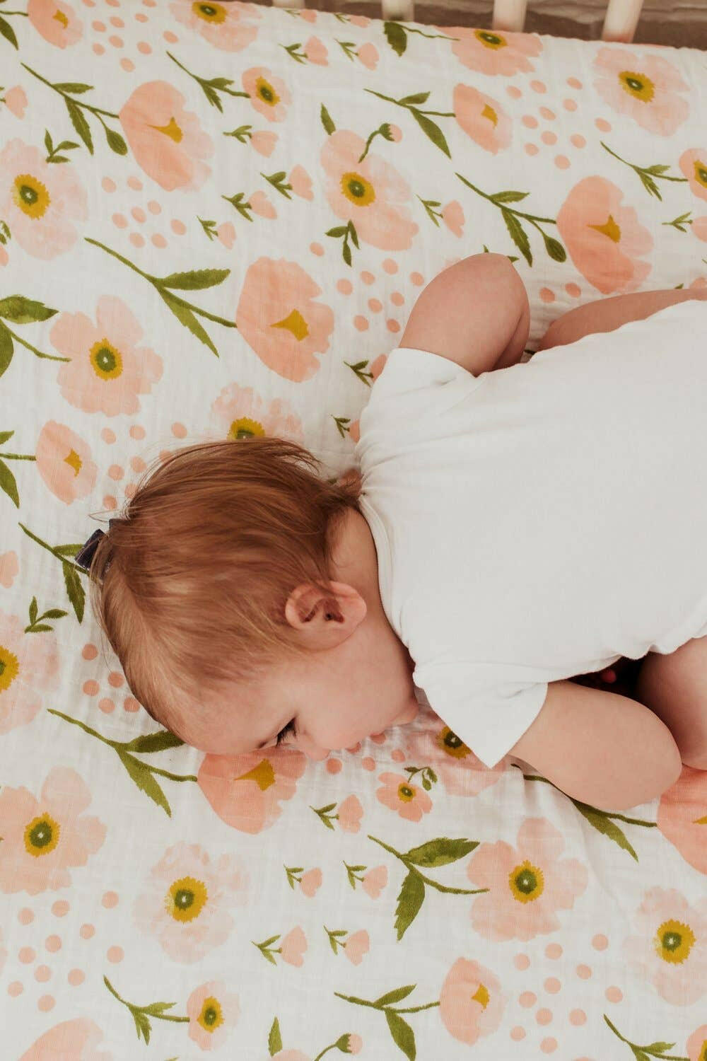 Blush Bloom Crib Sheet Baby Essentials Clementine Kids