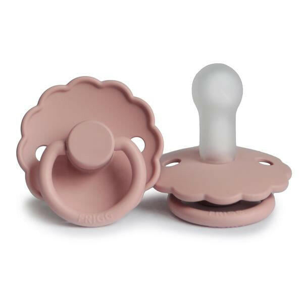 Frigg Daisy Silicone Pacifier - Blush Baby Essentials Mushie 6-18 months