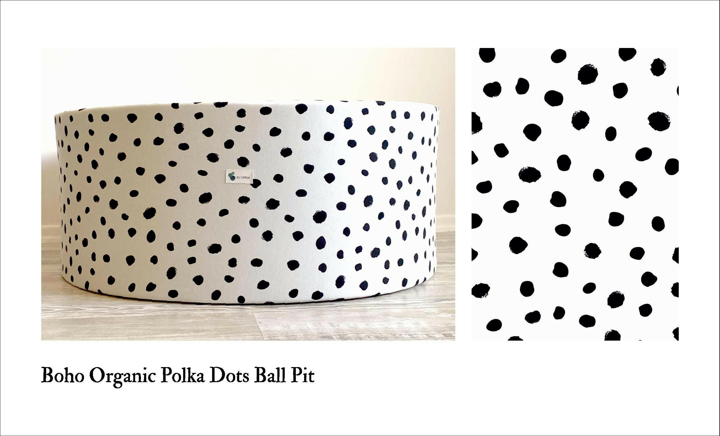 Boho Polka Dot on Ivory + 200 Pit Balls Ball Pit Bundles Little Big Playroom